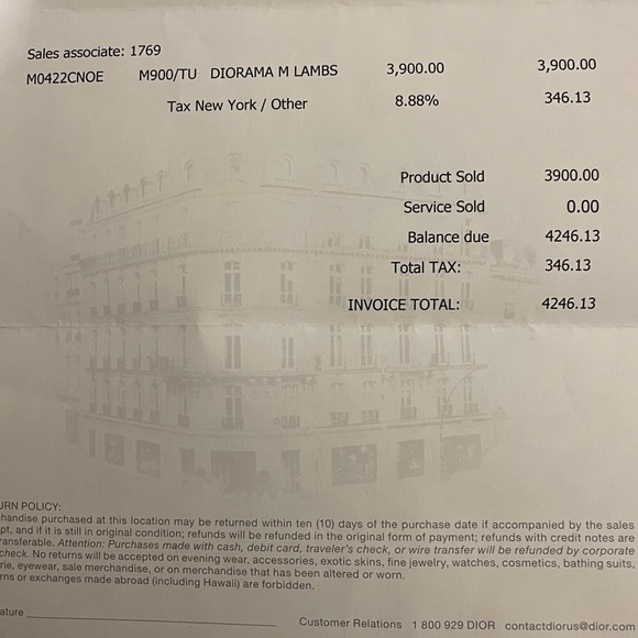 New bag Christian Dior Diorama - Picture 4 of 4